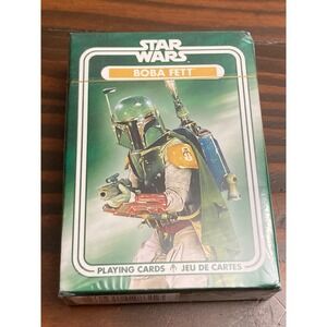 Star Wars Disney Playing Cards NIP Boba Fett Character Lucasfilm